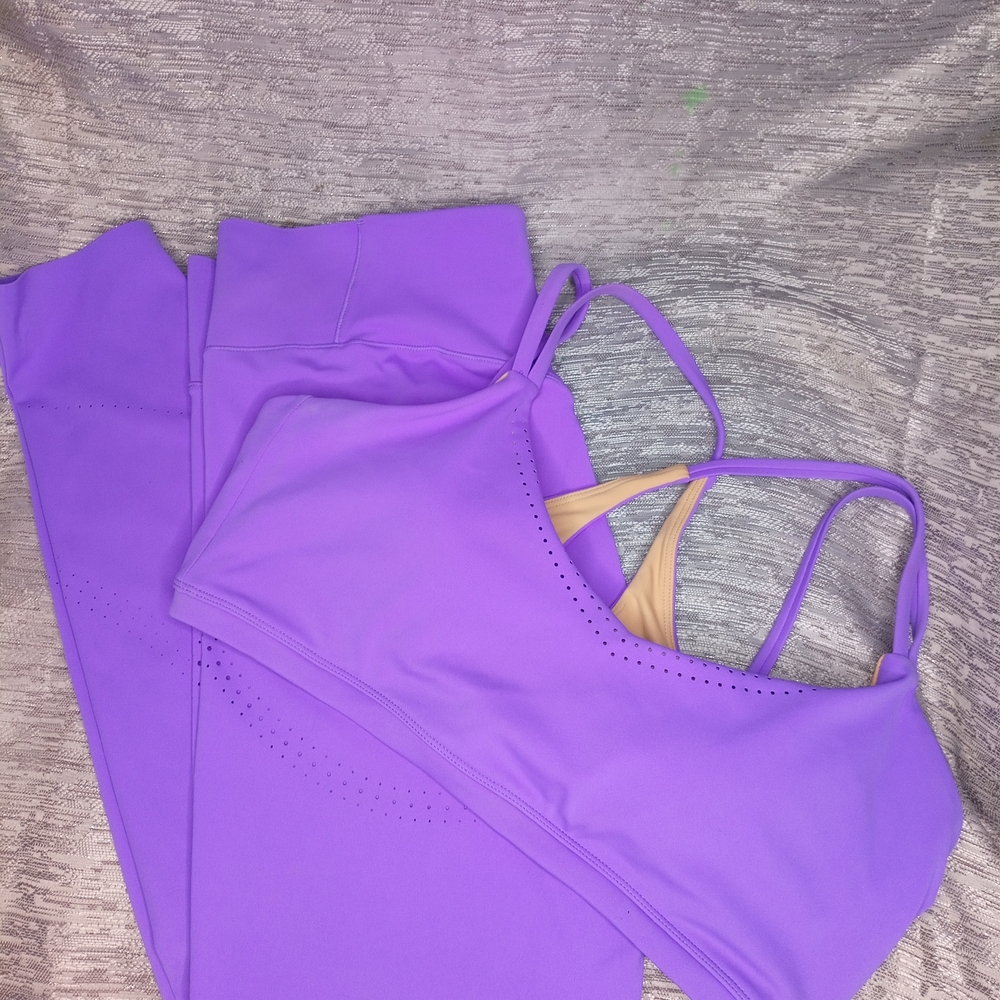 BuffBunny Purple Activewear Set